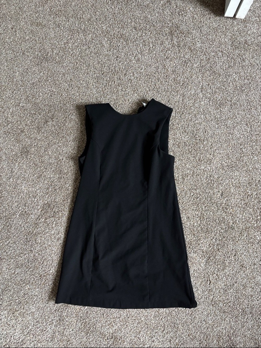 H&M Black Sleeveless Mini Shift Dress